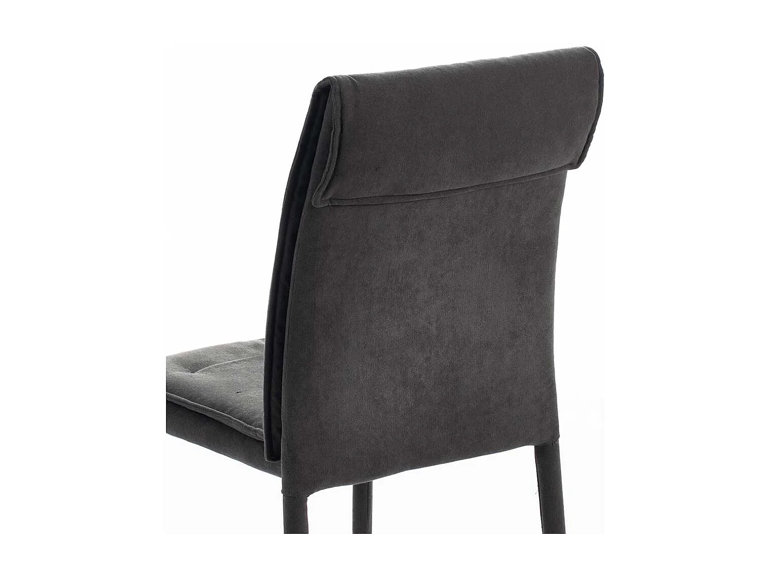 Polsterst�hle in Dunkelgrau Microfaser modern (4er Set)