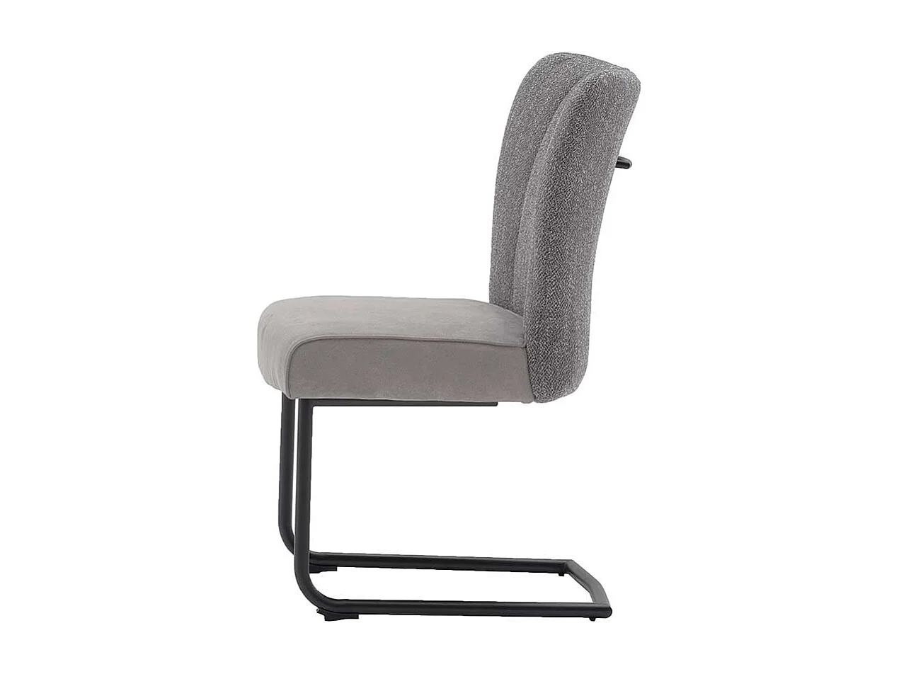 Esszimmerst�hle in Grau hoher Lehne (2er Set)