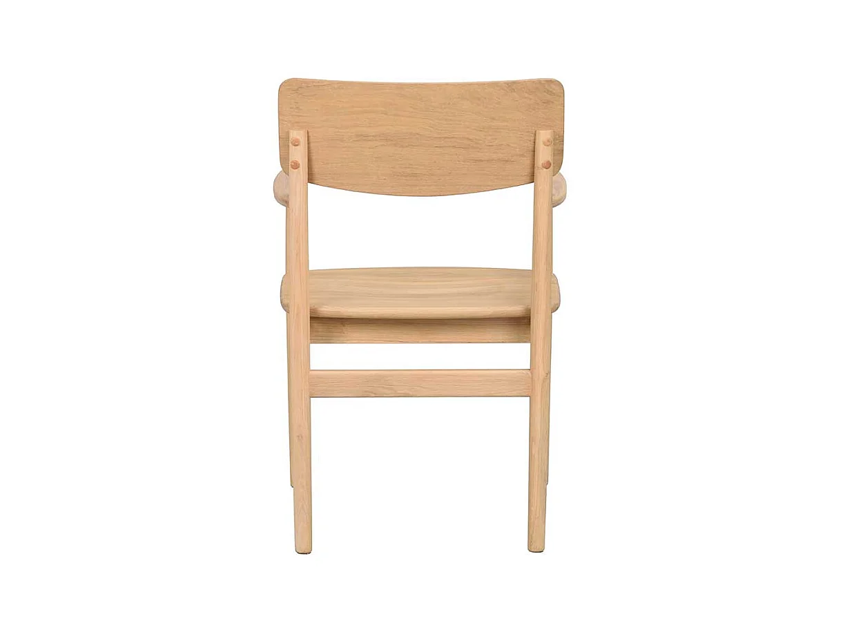 Armlehnstuhl Stuhl Esszimmer aus Eiche Massivholz mit Armlehnen