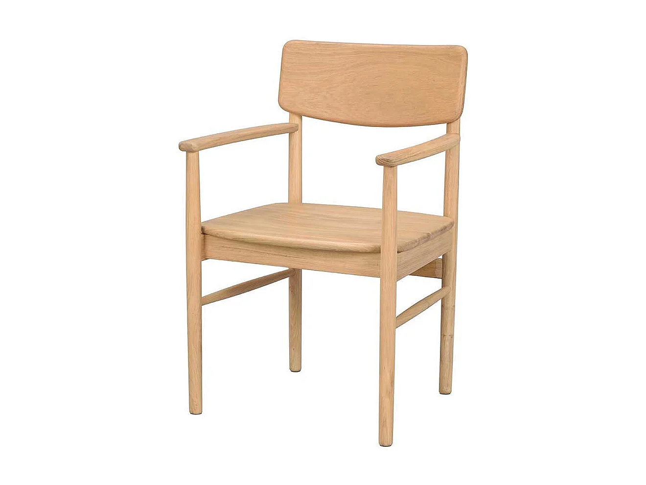 Armlehnstuhl Stuhl Esszimmer aus Eiche Massivholz mit Armlehnen