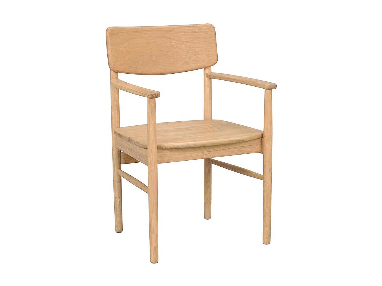 Armlehnstuhl Stuhl Esszimmer aus Eiche Massivholz mit Armlehnen