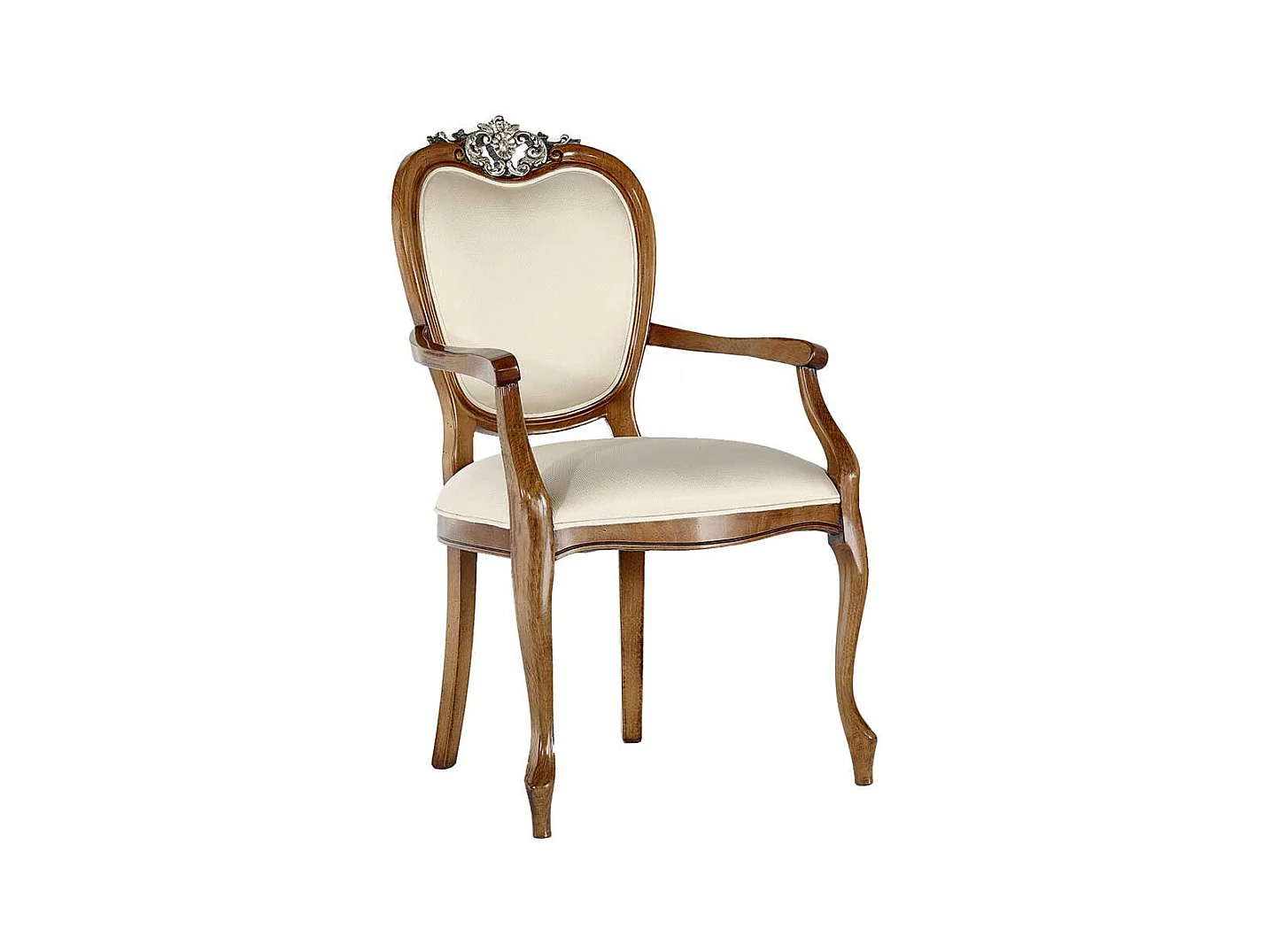 Luxus Esszimmerarmlehnstuhl in italienischem Design 59 cm breit