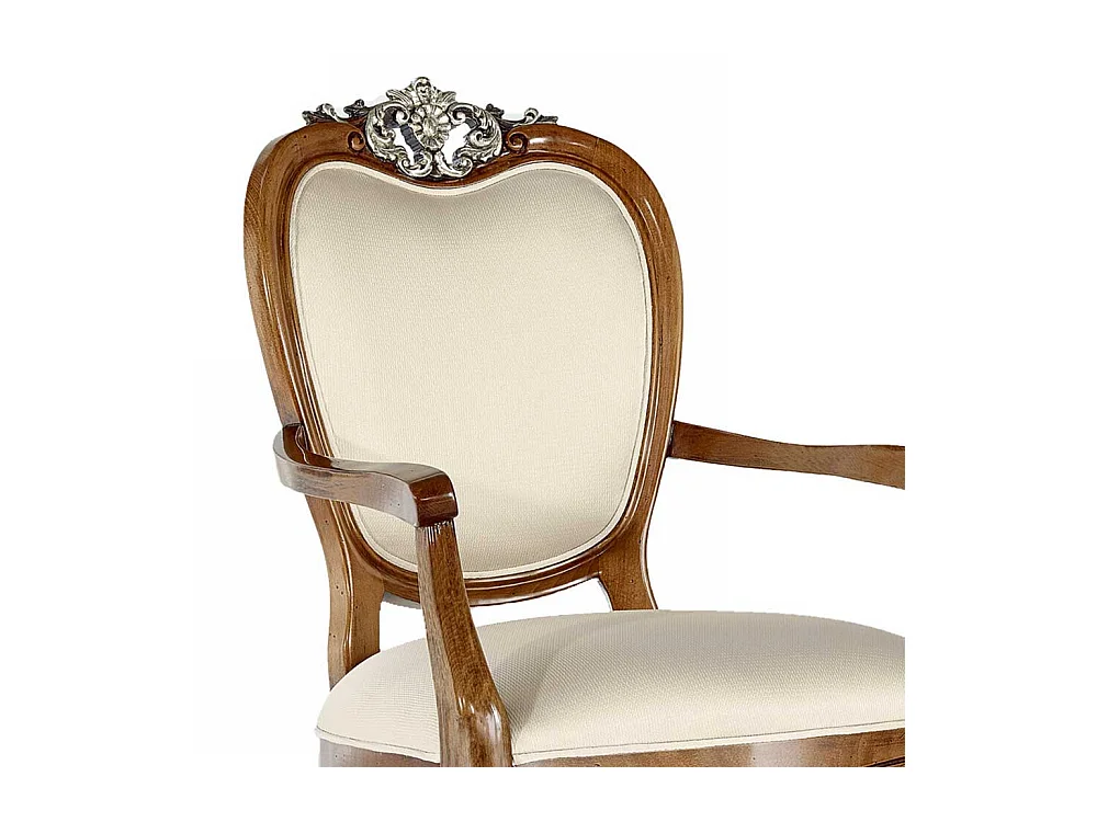 Luxus Esszimmerarmlehnstuhl in italienischem Design 59 cm breit