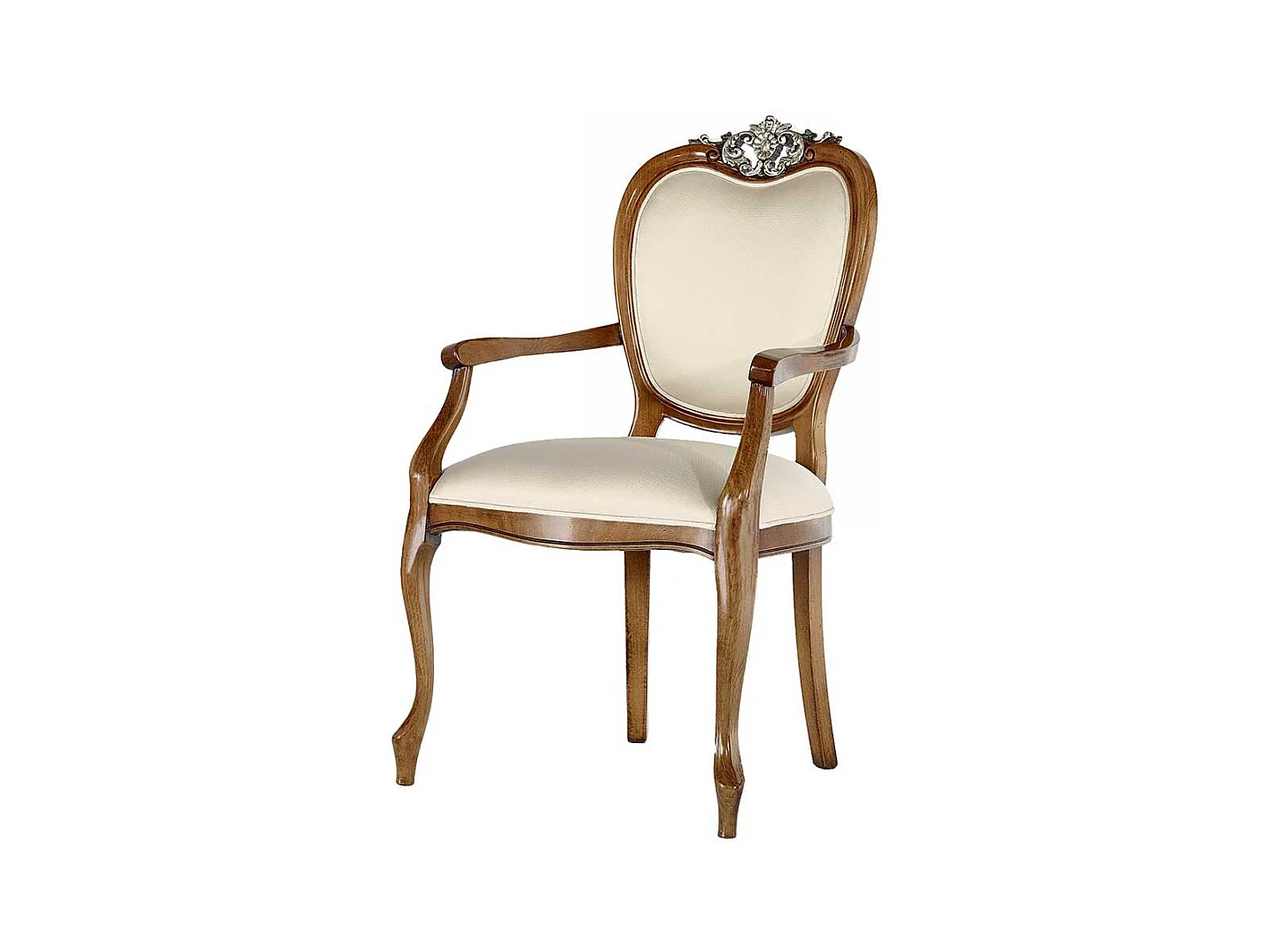 Luxus Esszimmerarmlehnstuhl in italienischem Design 59 cm breit