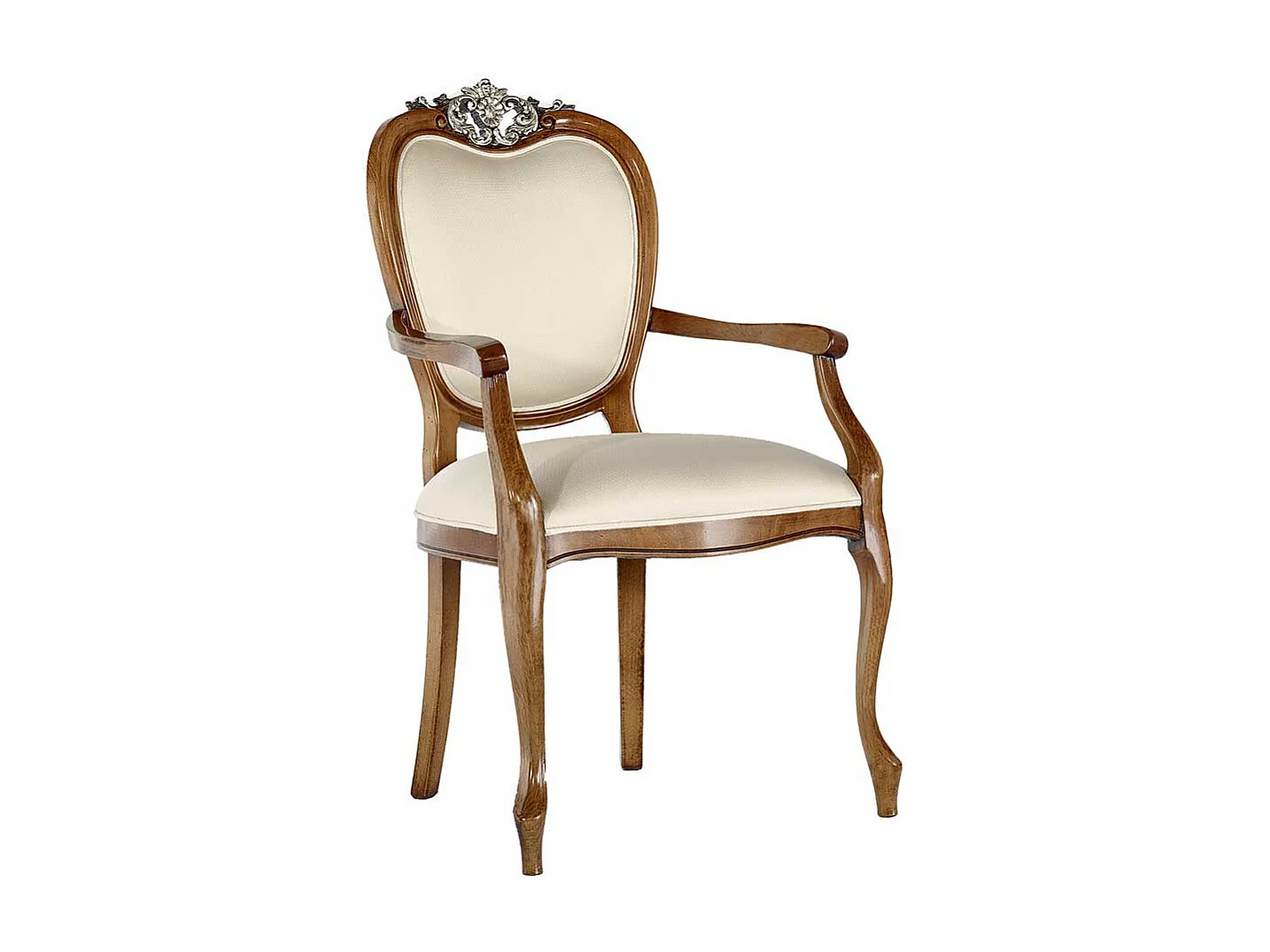 Luxus Esszimmerarmlehnstuhl in italienischem Design 59 cm breit