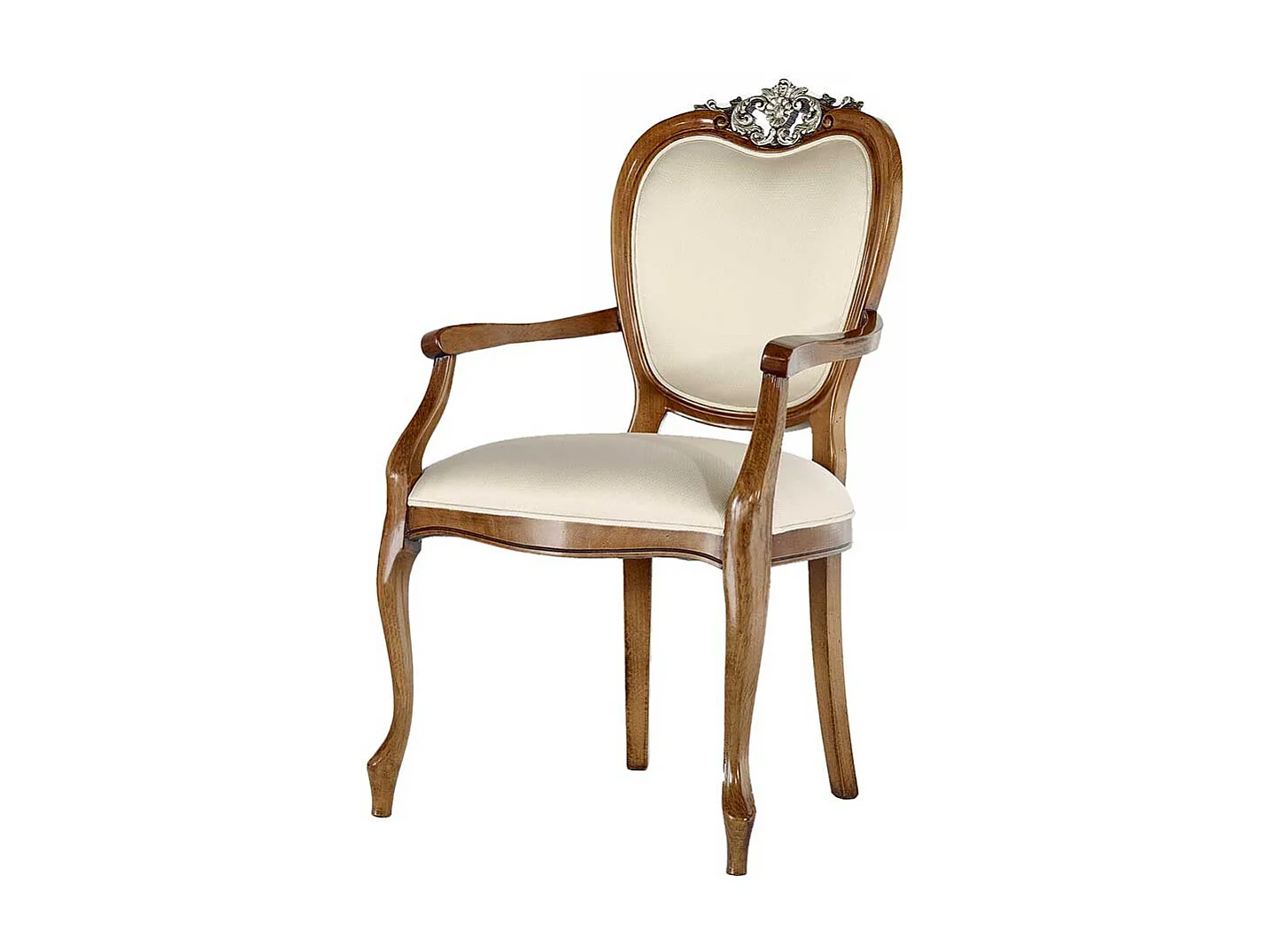 Luxus Esszimmerarmlehnstuhl in italienischem Design 59 cm breit