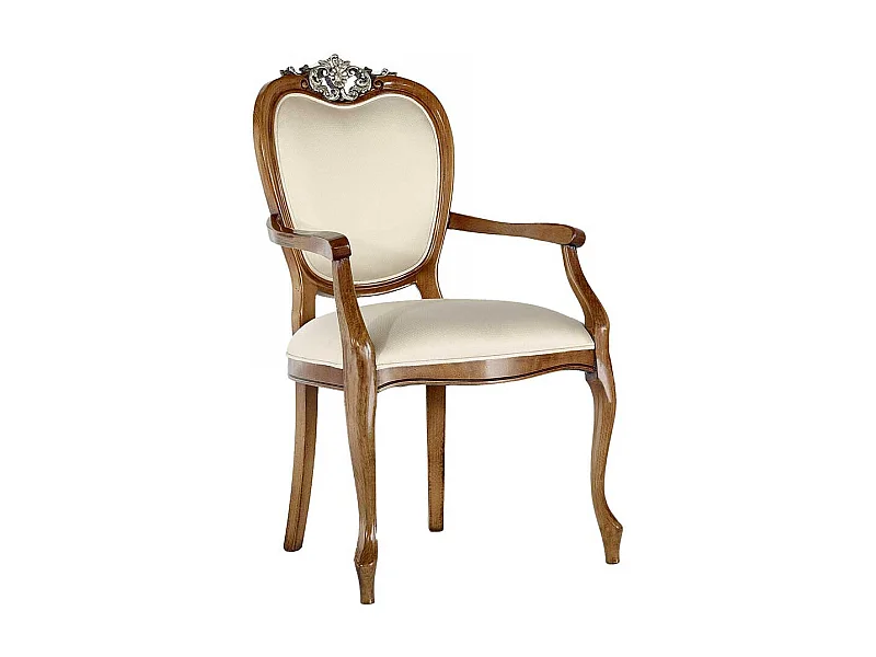 Luxus Esszimmerarmlehnstuhl in italienischem Design 59 cm breit
