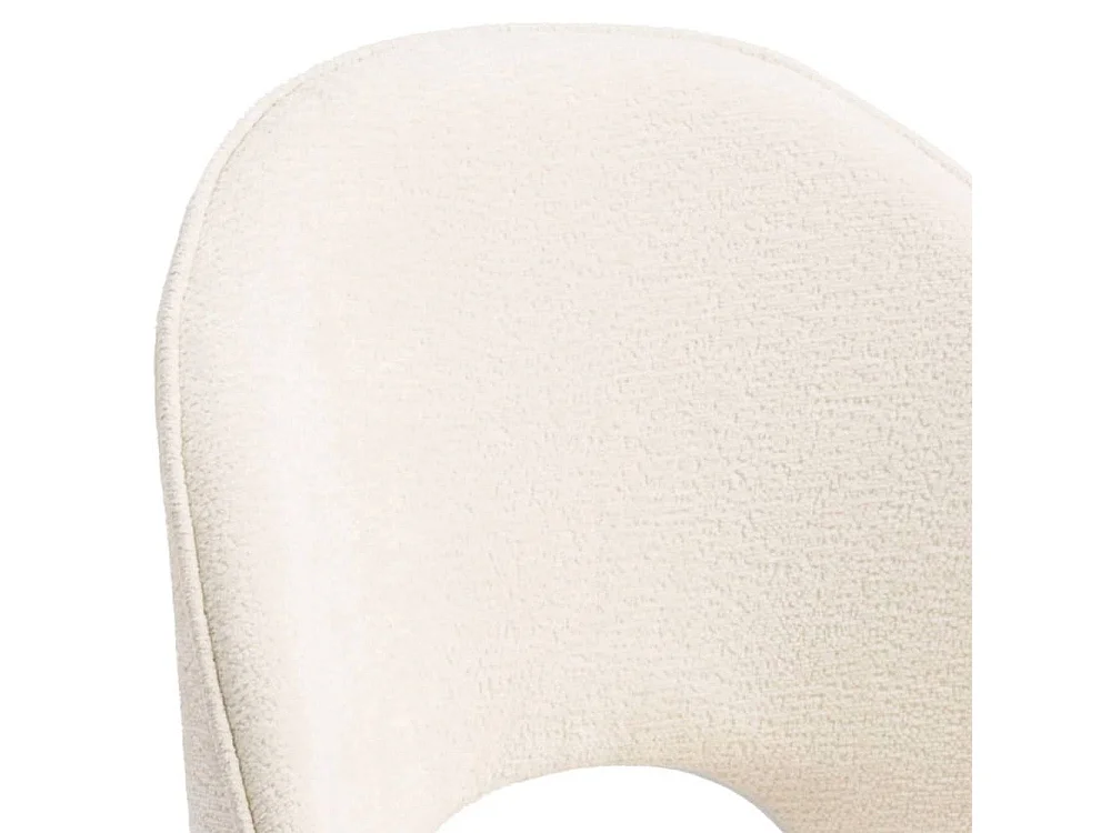 Stuhl Küche Kuechenstuhl aus Chenillegewebe mit Gestell aus Metall (2er Set)