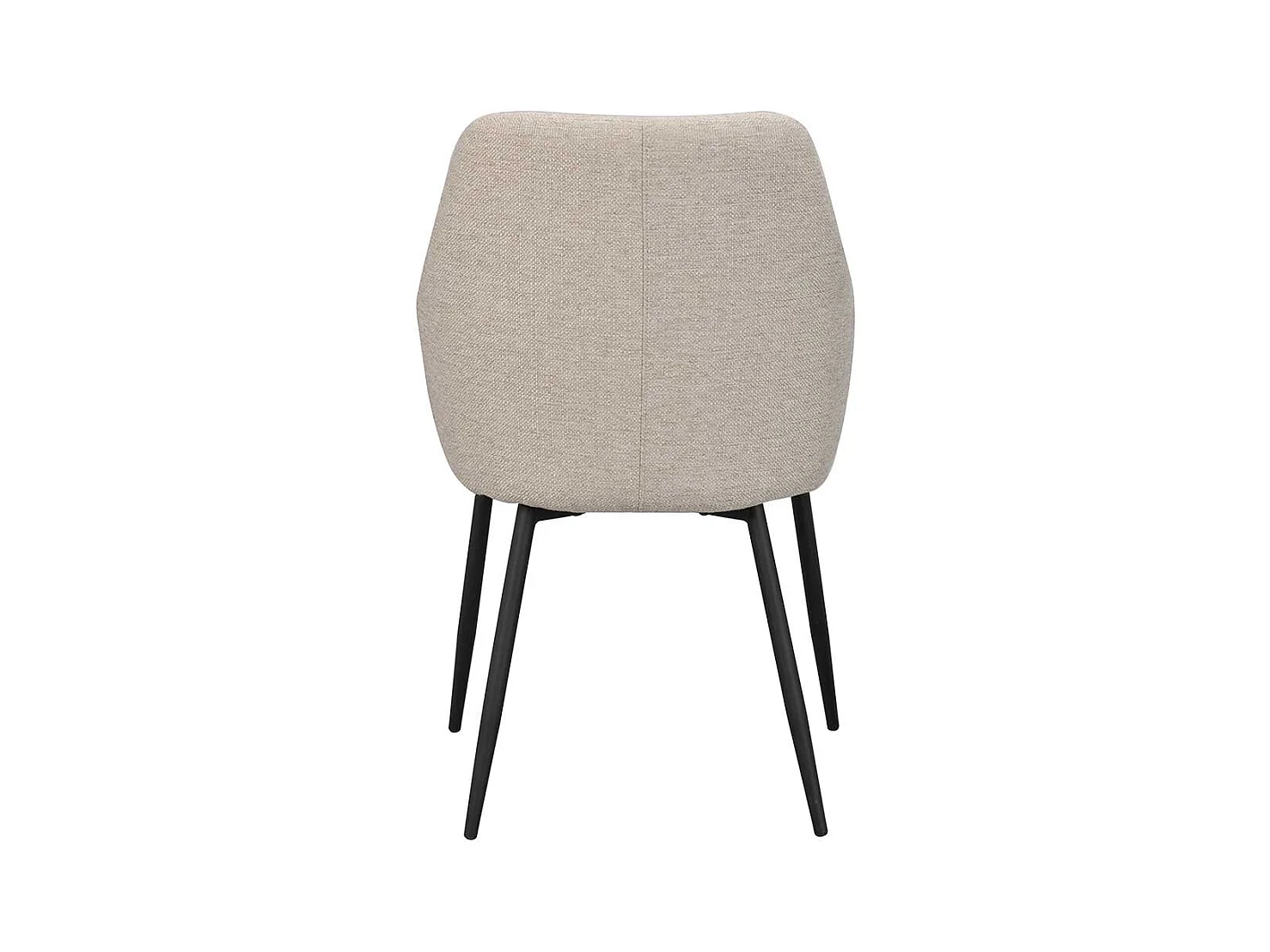 Polsterstühle in Beige im Skandi Design Stoffbezug (2er Set)