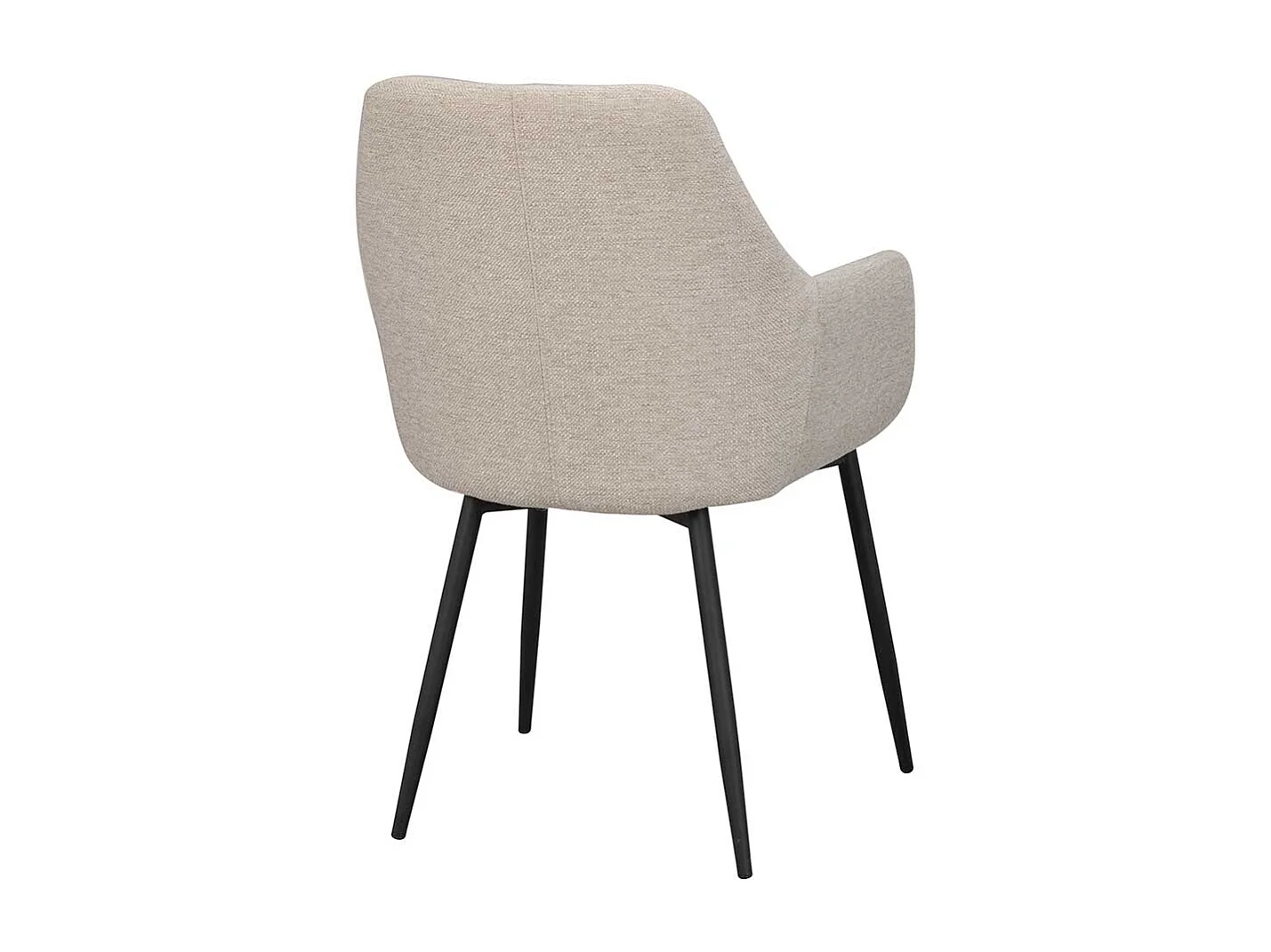 Polsterstühle in Beige im Skandi Design Stoffbezug (2er Set)