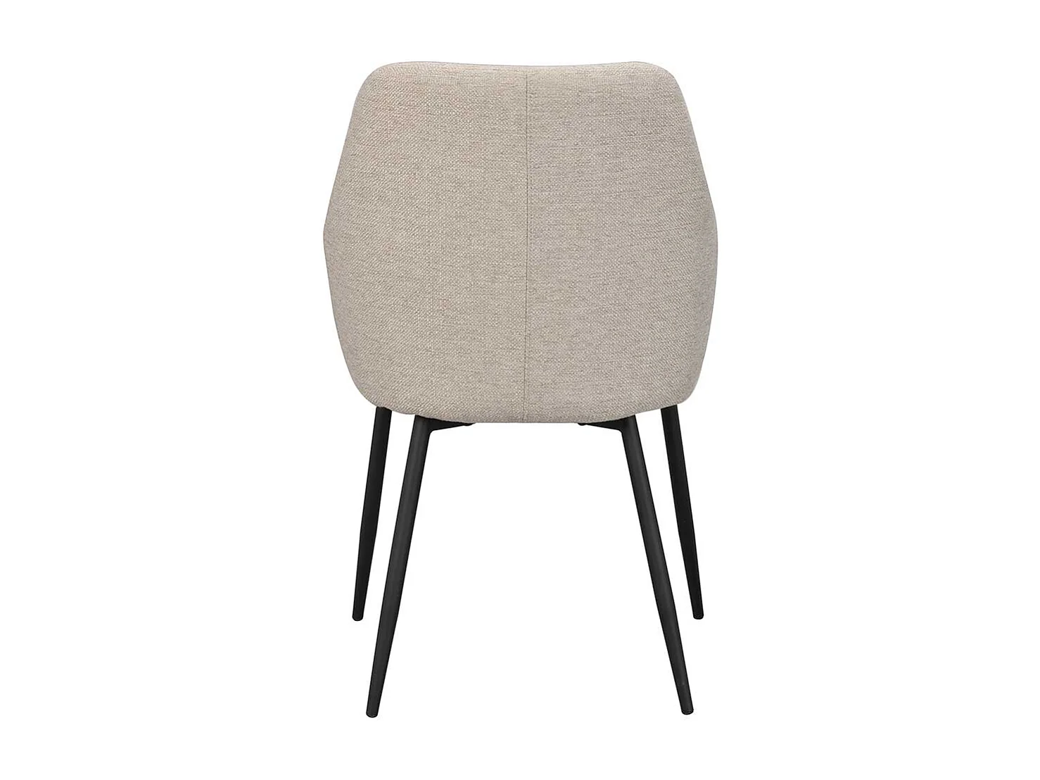 Polsterstühle in Beige im Skandi Design Stoffbezug (2er Set)
