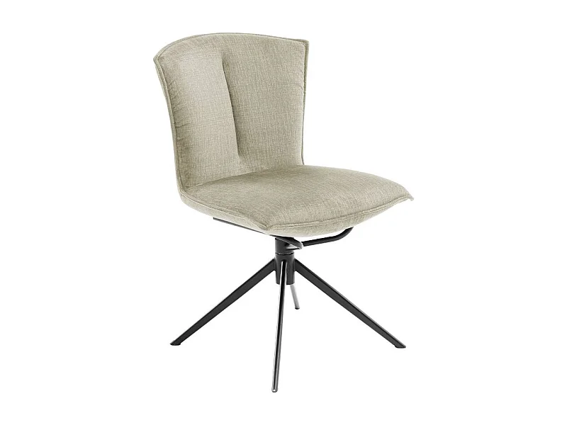 K�chenstuhl Esszimmerstuhl um 360 Grad drehbar aus Velours (2er Set)