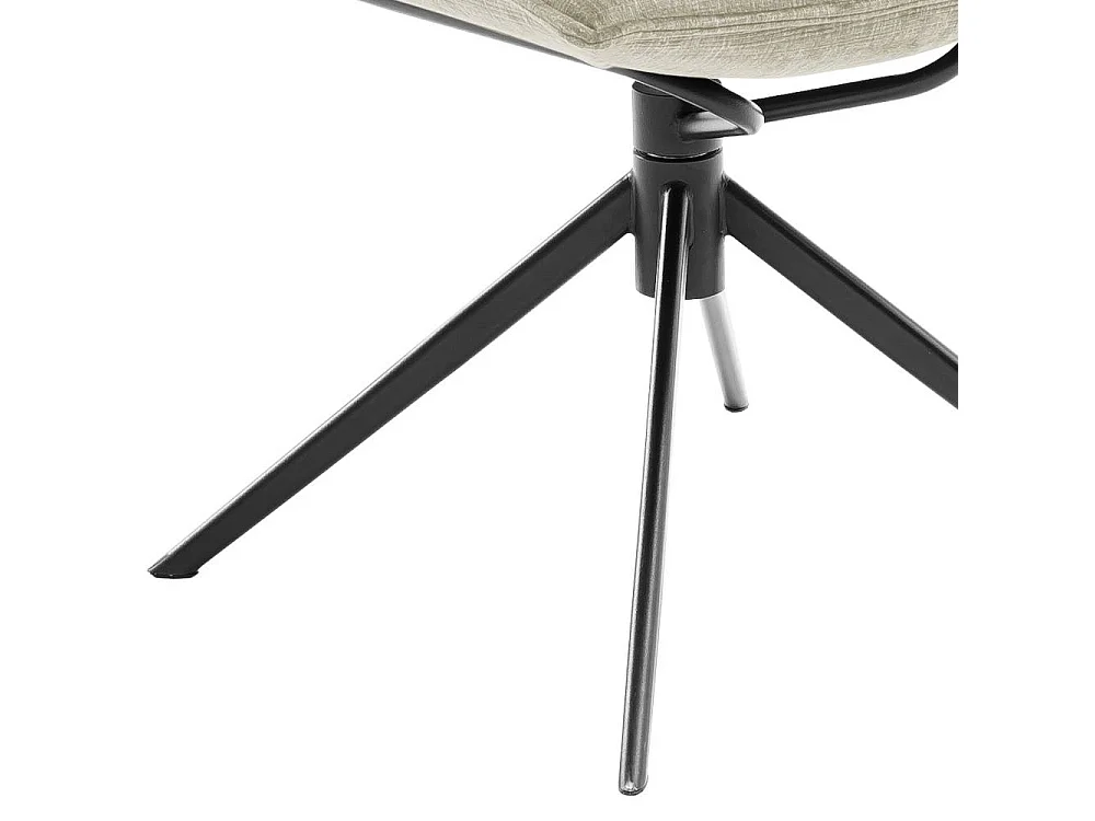 K�chenstuhl Esszimmerstuhl um 360 Grad drehbar aus Velours (2er Set)