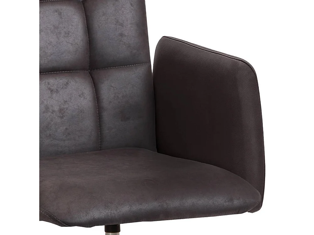 Polsterstuhl Esszimmerstuhl aus Microfaser mit Gestell aus Metall