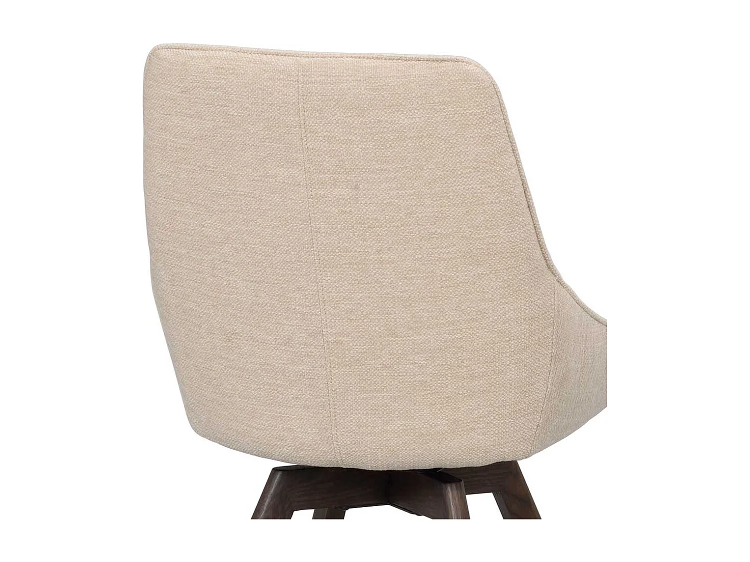 Stuhl Esszimmer Essstuhl in Cremeweiß mit Gestell aus Massivholz (2er Set)