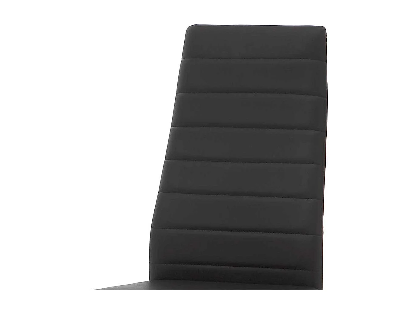 Polsterstuhl Set in Schwarz Metall (4er Set)