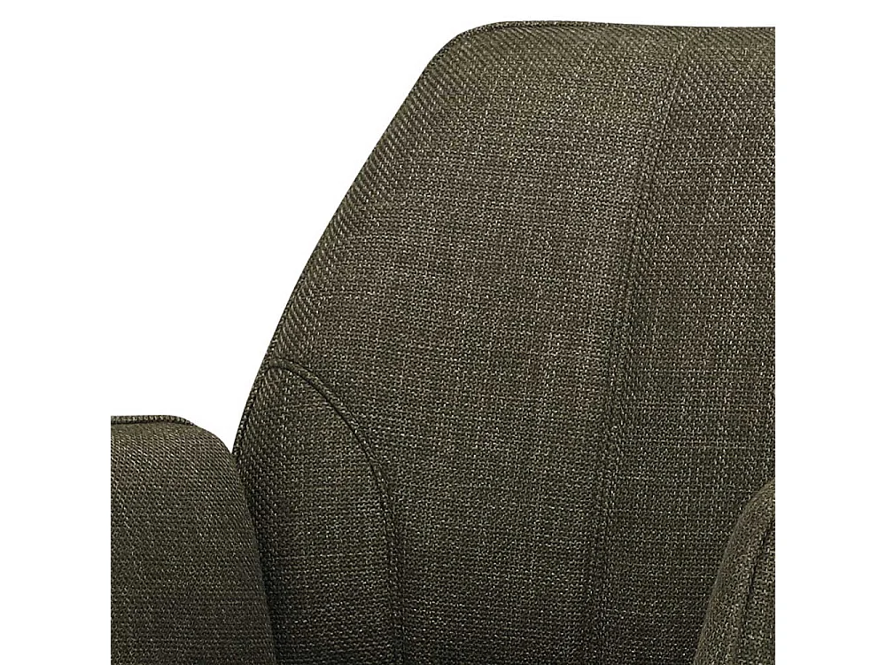 Hochwertiger Drehstuhl für Esszimmer Oliv Grün & Schwarz