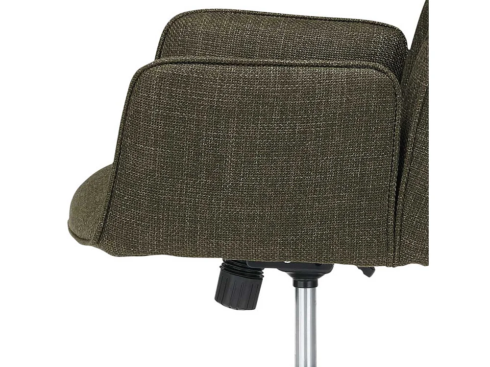 Hochwertiger Drehstuhl für Esszimmer Oliv Grün & Schwarz