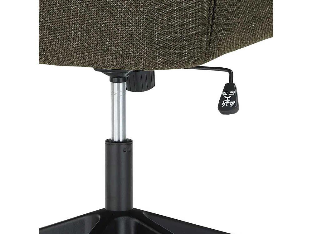 Hochwertiger Drehstuhl für Esszimmer Oliv Grün & Schwarz