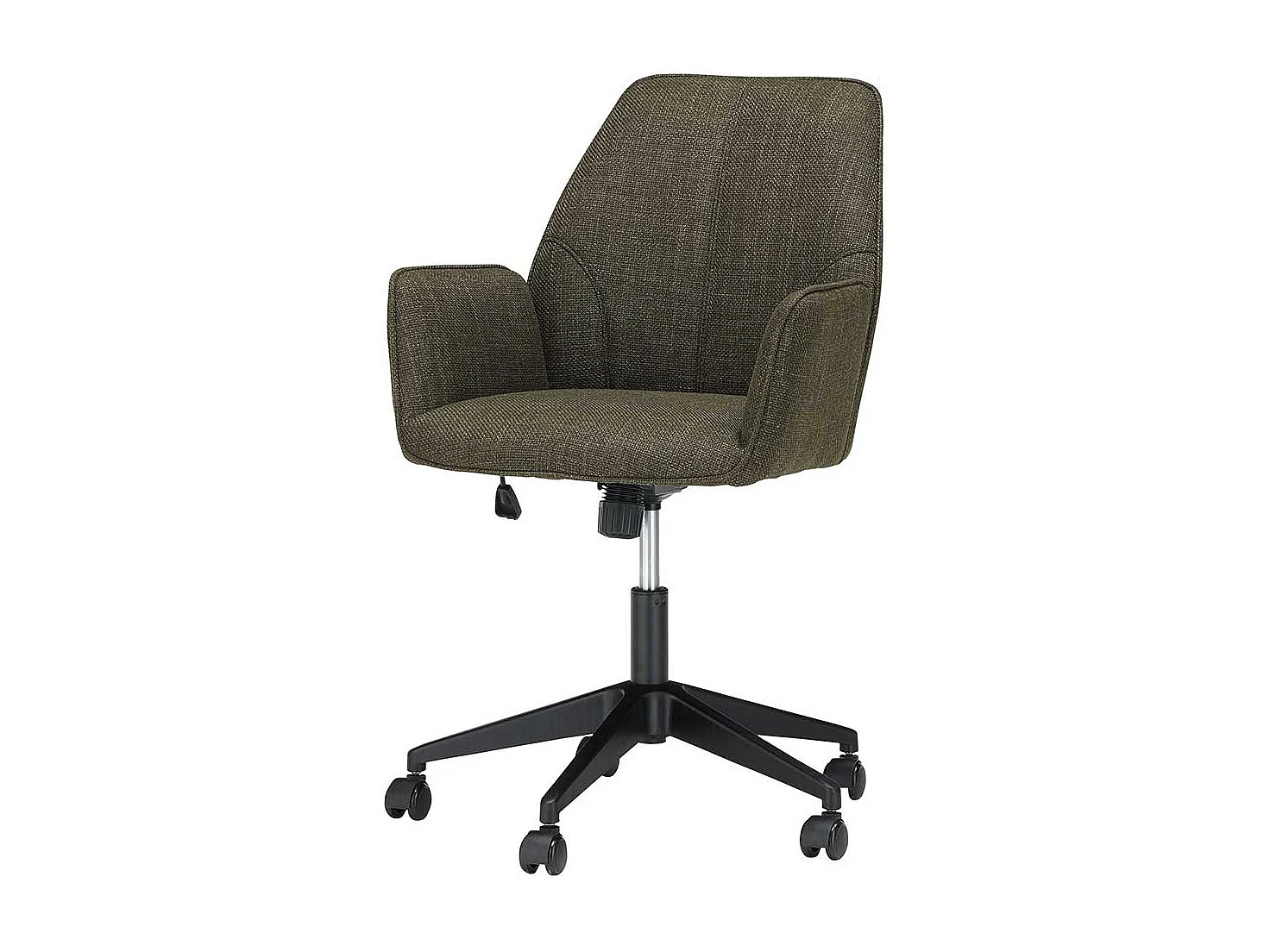 Hochwertiger Drehstuhl für Esszimmer Oliv Grün & Schwarz