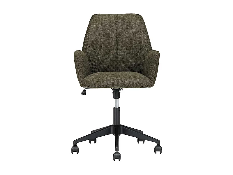 Hochwertiger Drehstuhl für Esszimmer Oliv Grün & Schwarz