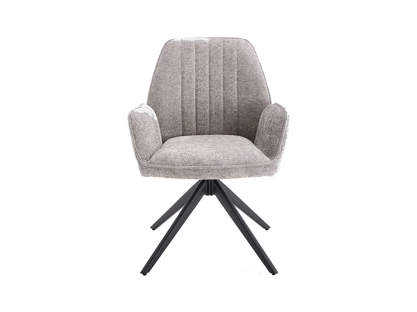 Esszimmerstuhl Armstuhl mit Bezug und gepolsterter Rückenlehne (2er Set)