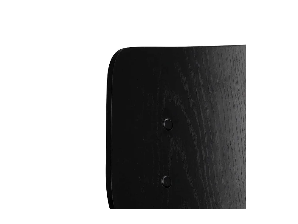 Esszimmerstuhl Set in dunkel Grau und Schwarz Eiche Massivholz (2er Set)