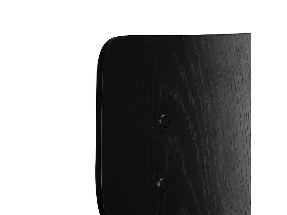 Esszimmerstuhl Set in dunkel Grau und Schwarz Eiche Massivholz (2er Set)