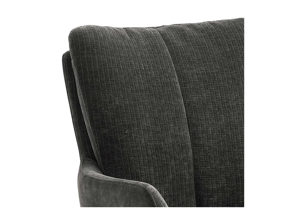 Moderne Esszimmer Armlehnstühle in Anthrazit drehbar (2er Set)