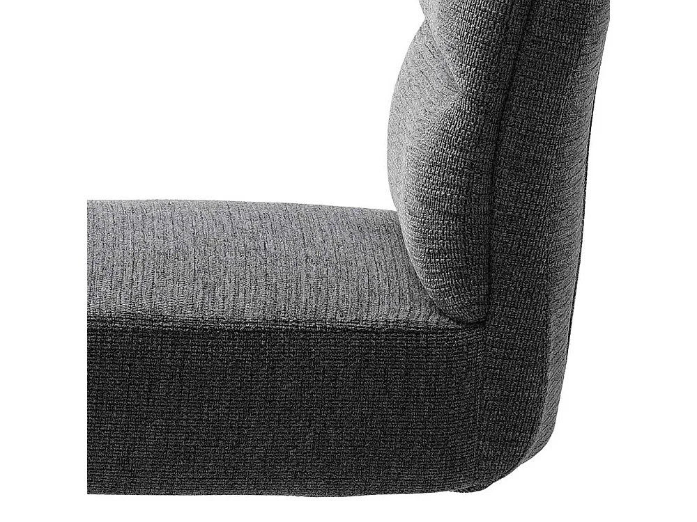 Freischwingerst�hle in Anthrazit und Schwarz Gestell aus Metall (2er Set)