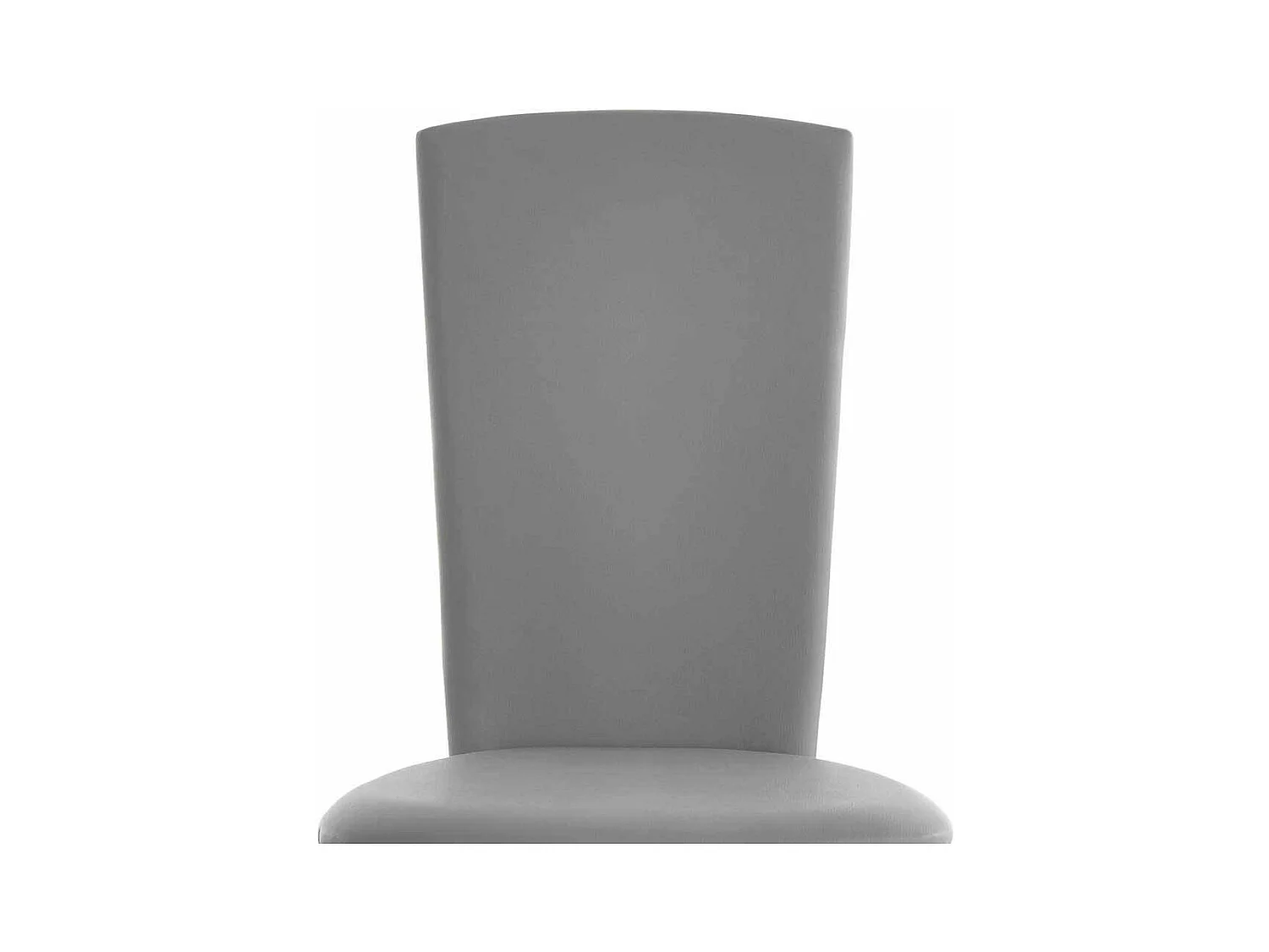 Hochlehner Kuechenstuhl in Grau Gestell aus Metall (4er Set)