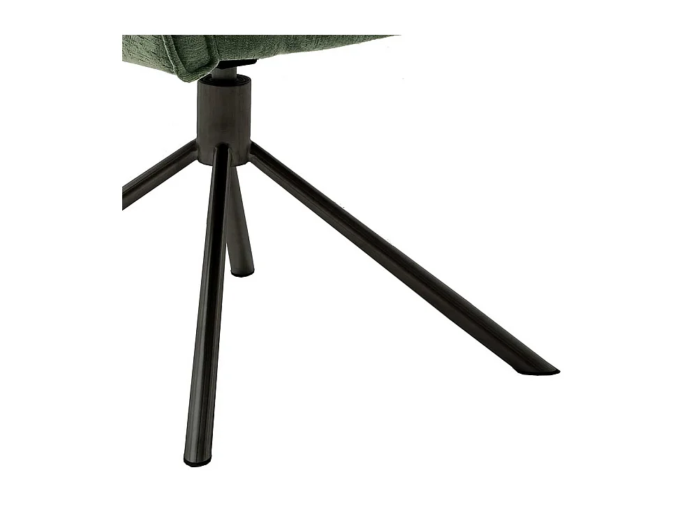 Armlehner mit Drehgestell in Oliv Grün Schwarz (2er Set)