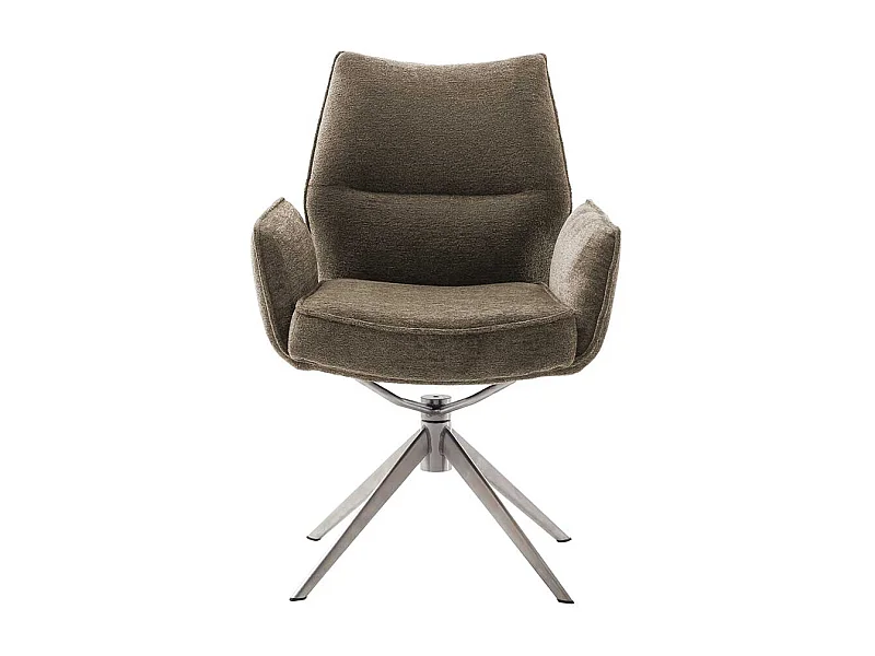 Stuhl Küche Esszimmerstuhl mit Armlehnen drehbar (2er Set)