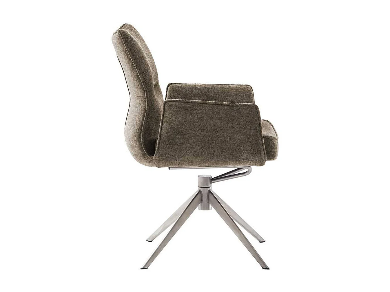 Stuhl Küche Esszimmerstuhl mit Armlehnen drehbar (2er Set)