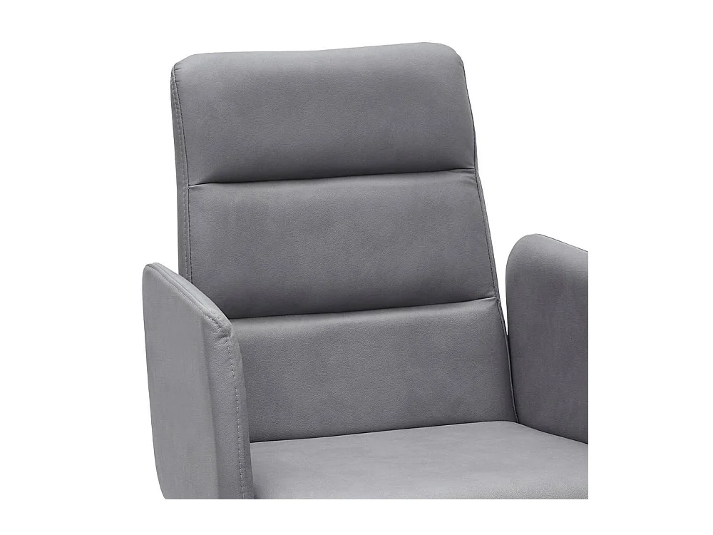 Esstischstuhl Küchenstuhl in Hellgrau mit aufwendigen Steppungen