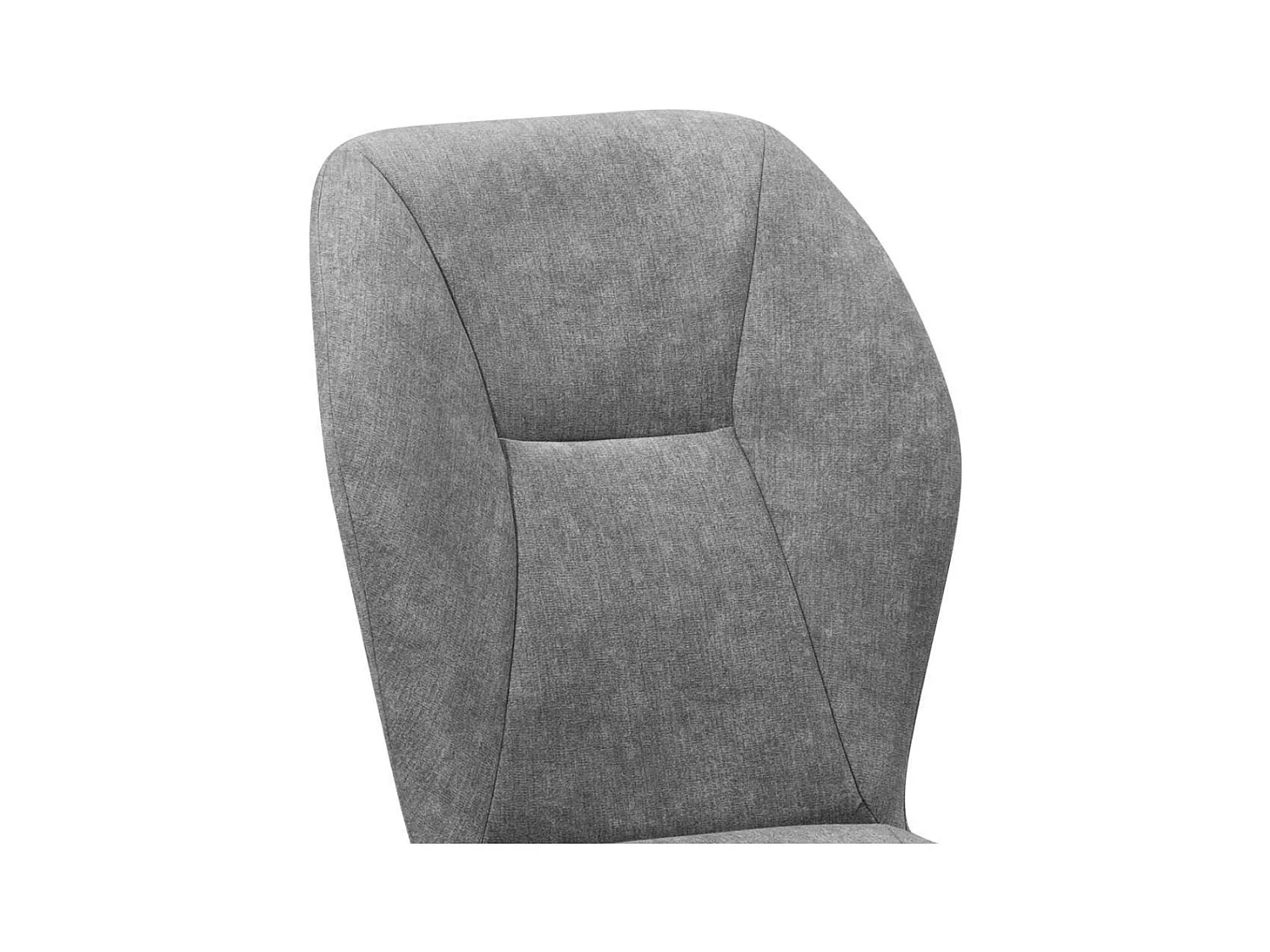 Polsterstuhl Esszimmerstuhl aus Flockstoff mit Gestell aus Metall (2er Set)