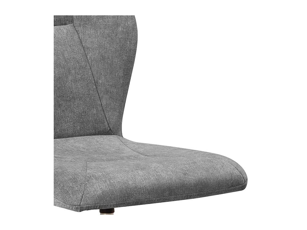 Polsterstuhl Esszimmerstuhl aus Flockstoff mit Gestell aus Metall (2er Set)