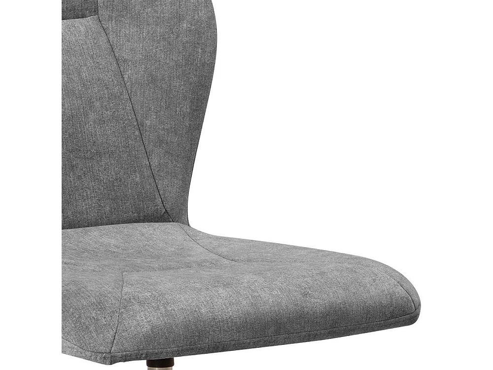 Polsterstuhl Esszimmerstuhl aus Flockstoff mit Gestell aus Metall (2er Set)