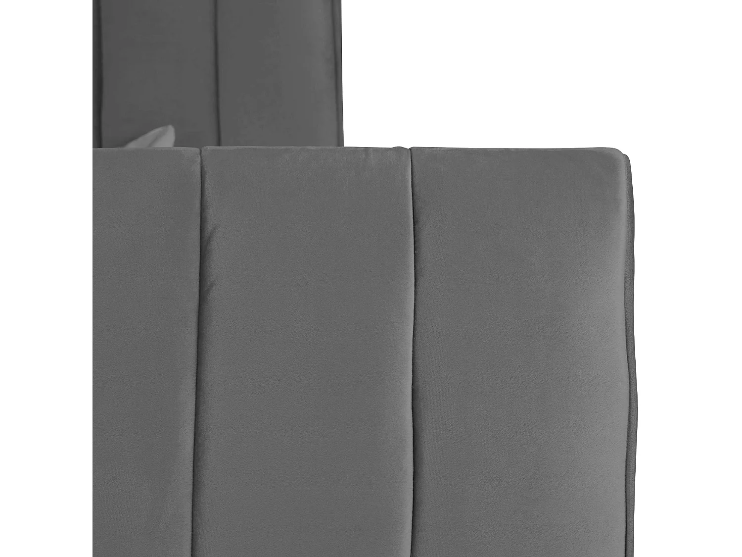 Gestoffeerd Bed 140x200 cm Grijs