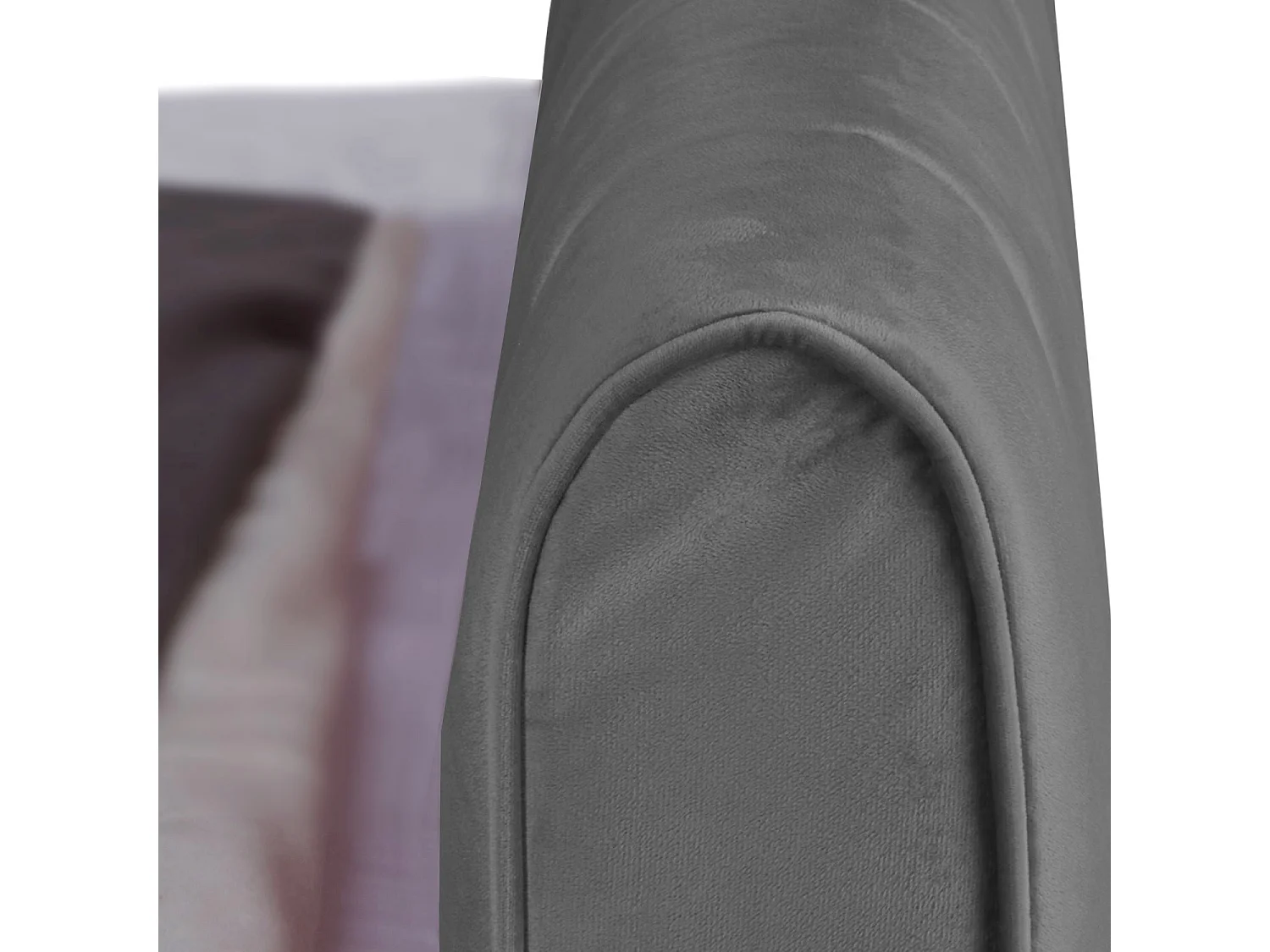 Gestoffeerd Bed 140x200 cm Grijs