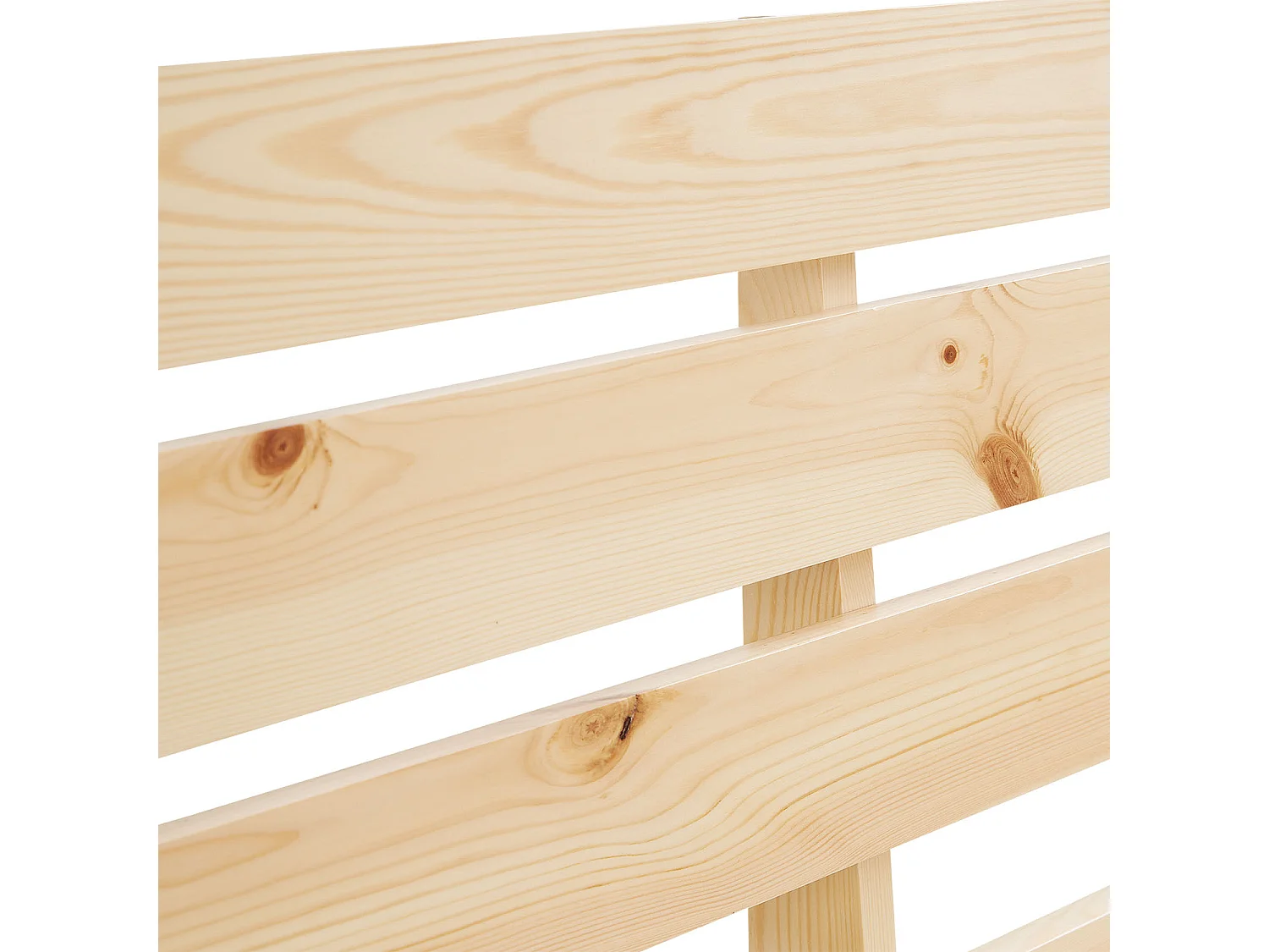 Eenpersoonsbed 90x200 cm Natuurlijk Grenen