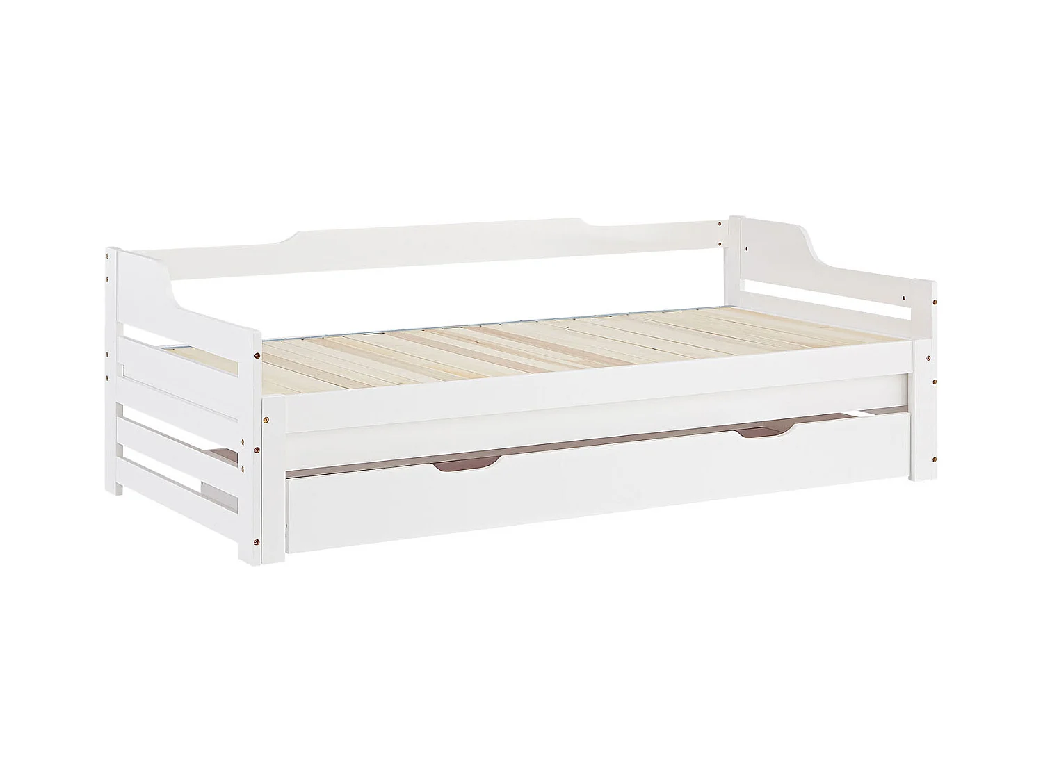 Łóżko 90x200 cm Białe