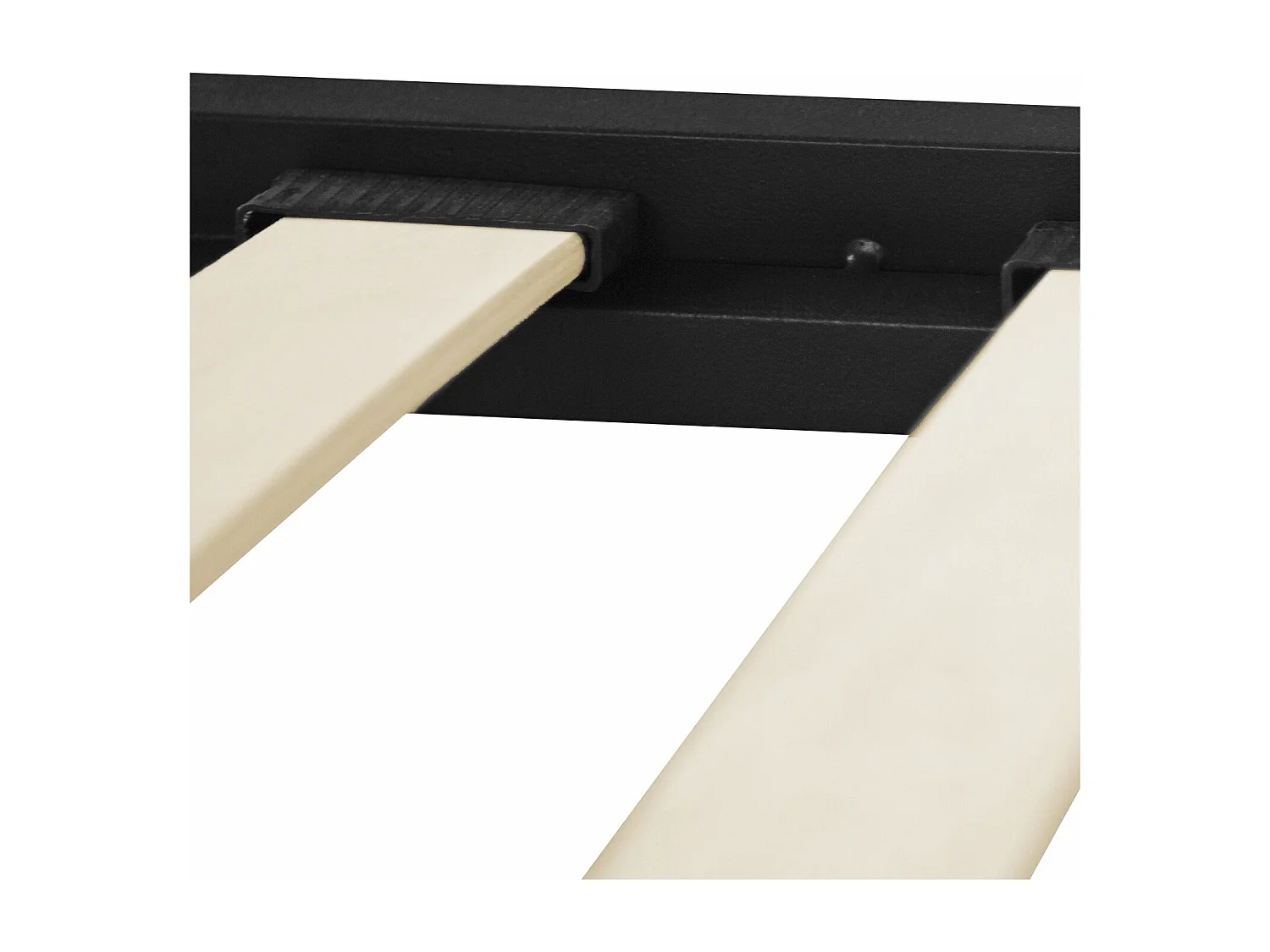 Metalen Bed 90x200 cm Zwart