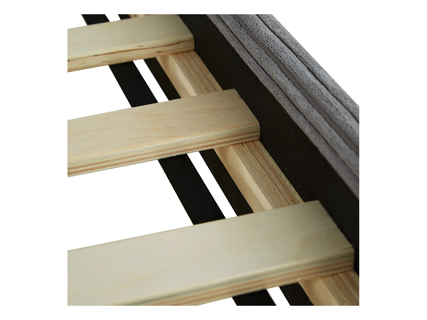 Doppelbett 140x200 cm Grau