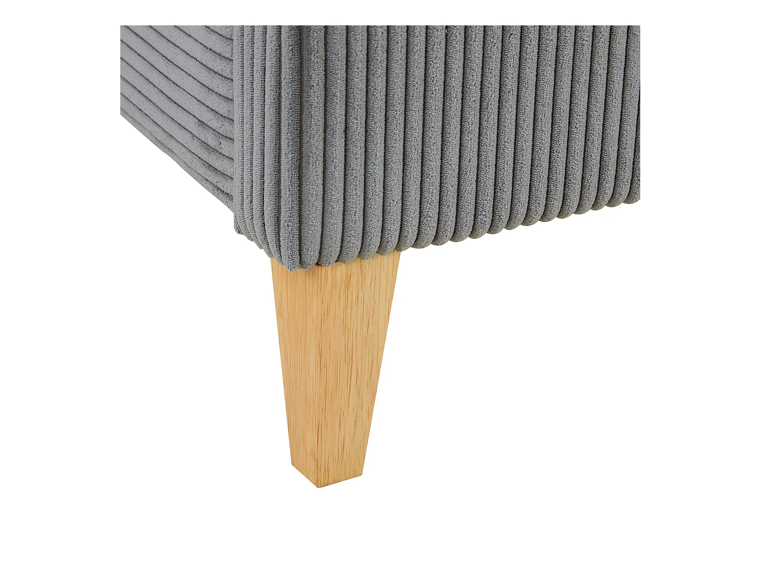 Doppelbett 140x200 cm Grau