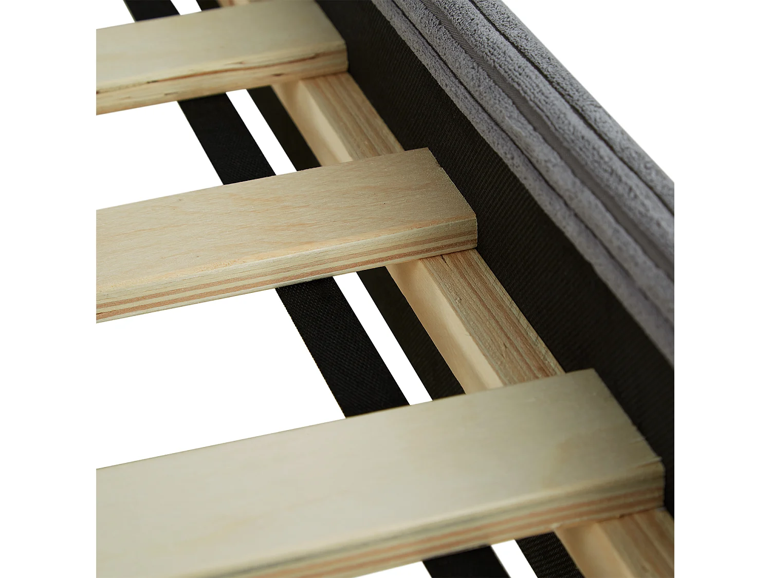 Tweepersoonsbed 140x200 cm Grijs