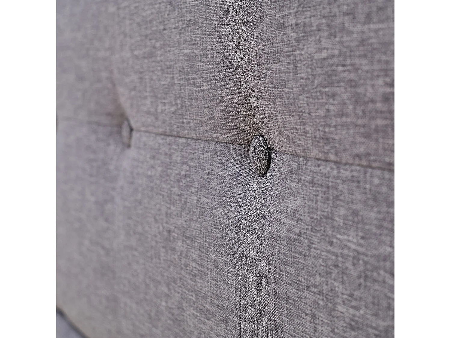 Cama tapizada 140x200 cm Gris