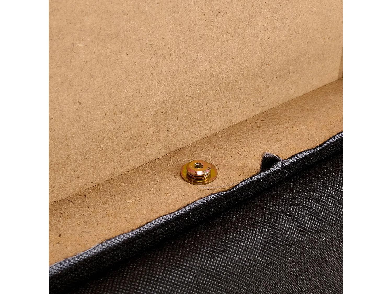 Cama tapizada 140x200 cm Gris