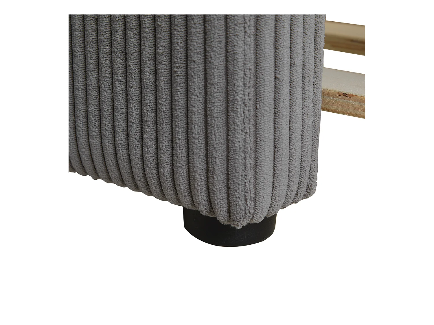 Schlafsofa 213x74,5x98 cm grau