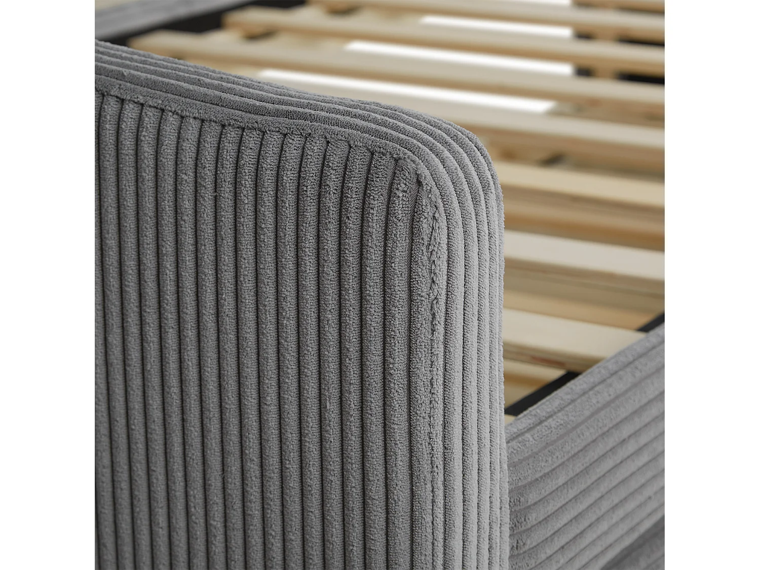 Schlafsofa 213x74,5x98 cm grau